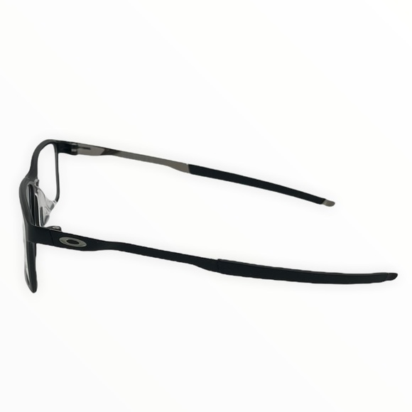 Oakley Men’s Eyeglasses OX8097 Steel Line S Satin Black Rectangular - Picture 9 of 11